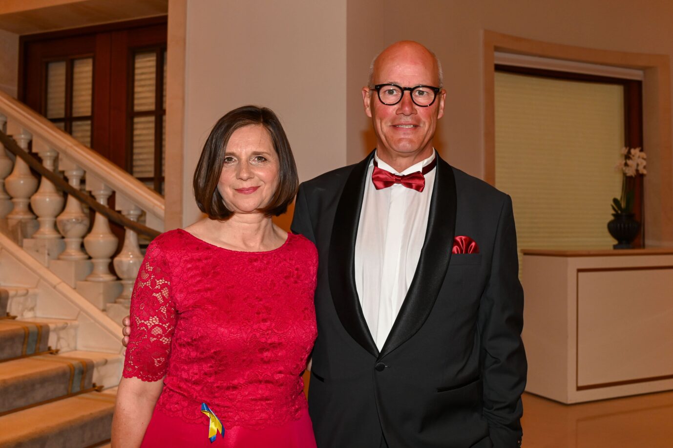 Katrin Göring-Eckardt und Dr. Thies Gundlach 69. Bundespresseball im Hotel Adlon Berlin, 29.04.2022